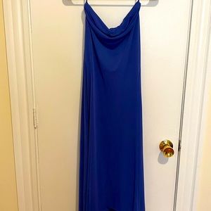 High/Low strapless dress